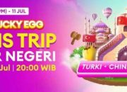 Lazada Bagi-Bagi Liburan Gratis di Lucky Egg 7.7 Shopping Festival