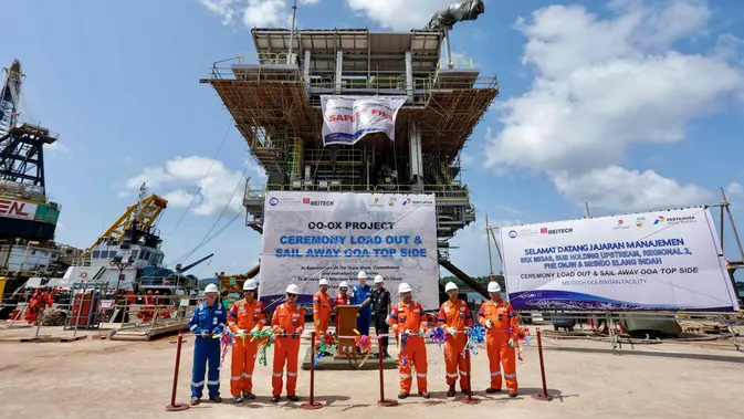 perkuat-produksi-migas,-phe-onwj-lepas-anjungan-ramah-lingkungan-ke-pesisir-laut-jawa