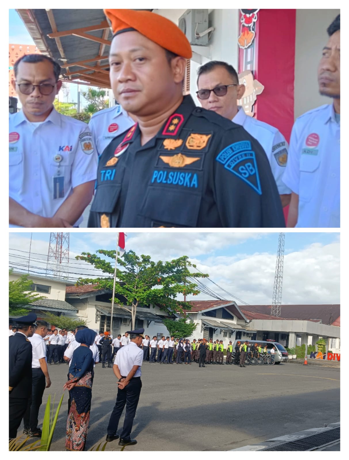 apel-pasukan-posko-nataru,-tri-setyawan:-pt-kai-divre-ii-sumbar-siapkan-28-perjalanan-per-hari