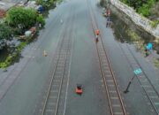 Banjir Landa, KAI Batalkan Perjalanan, Ubah Rute Kereta