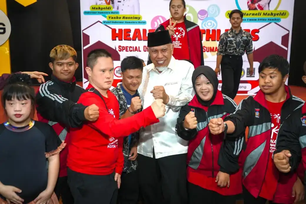 dukung-atlet-disabilitas-intelektual-mendapat-perlakuan-setara,-gubernur-mahyeldi-apresiasi-program-healthy-athletes-soina-sumbar