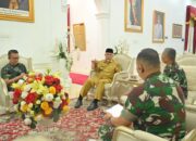 Mahyeldi Bahas Penelitian Penanganan Bencana dengan TNI