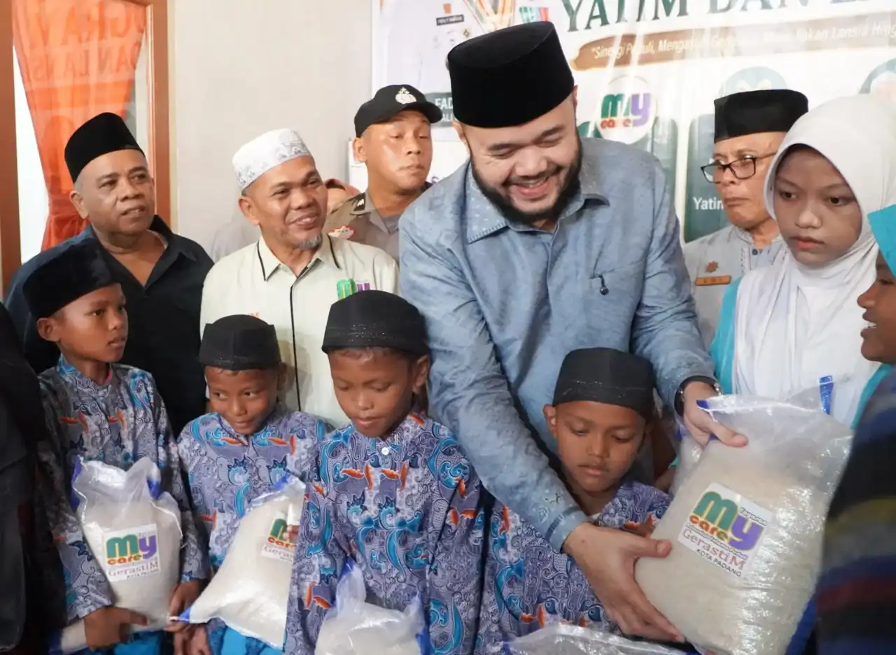 wali-kota-padang-perkuat-sinergi-pemberdayaan-anak-yatim-dan-lansia