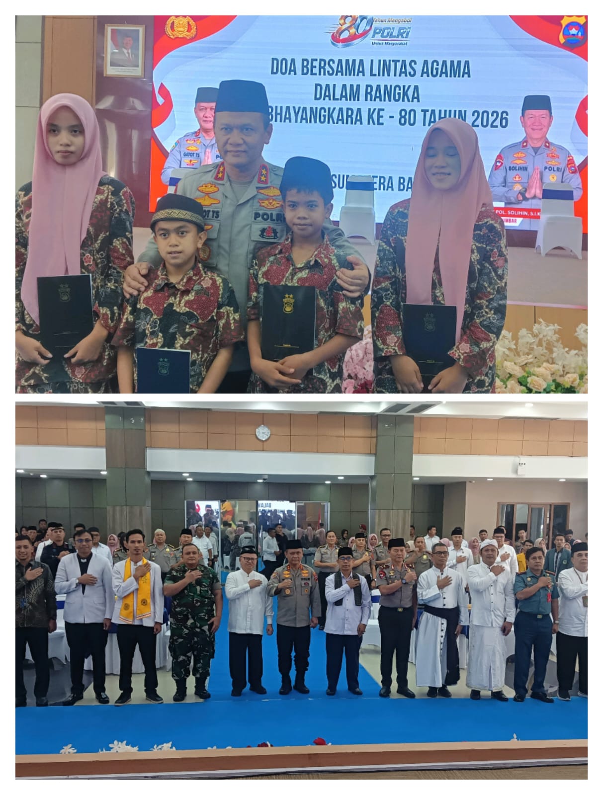 rangkaian-hari-bhayangkara-ke-80,-polda-sumbar-gelar-doa-bersama-tokoh lintas-agama