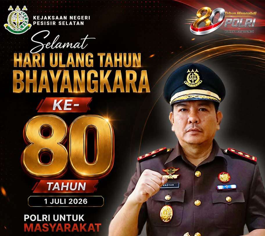 kajari-pessel-ucapkan-selamat-hari-bhayangkara-ke-80,-jaksa-siap-berkolaborasi