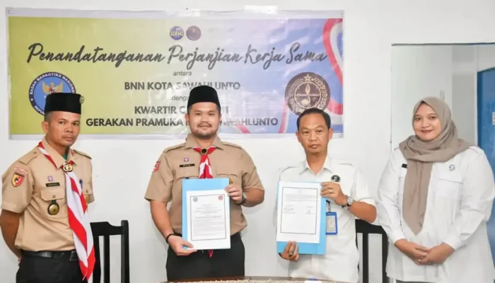 BNN Sawahlunto Gandeng Pramuka Bentuk Saka Anti Narkotika