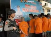 Polres Dharmasraya Tuntaskan Belasan Kasus Kriminal Selama Juli 2026