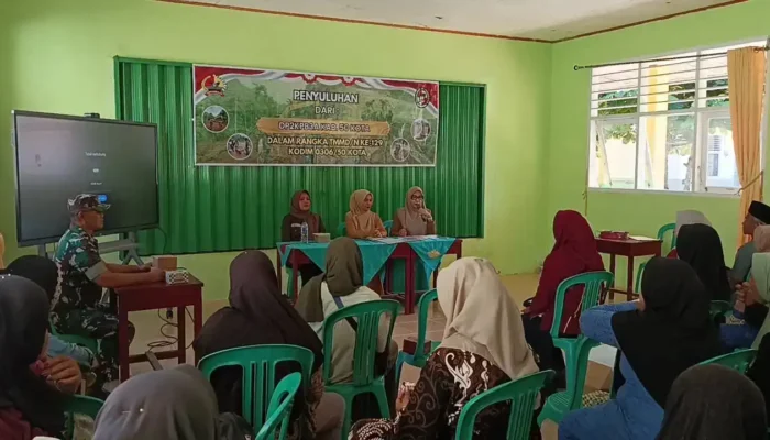 Kodim 0306/50 Kota Perkuat Ketahanan Keluarga Melalui Program TMMD