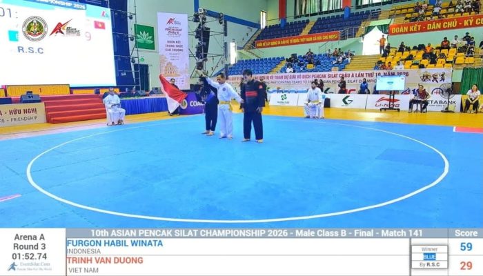 Furqon Habil Winata Menangkan Medali Emas Kejuaraan Silat Asia