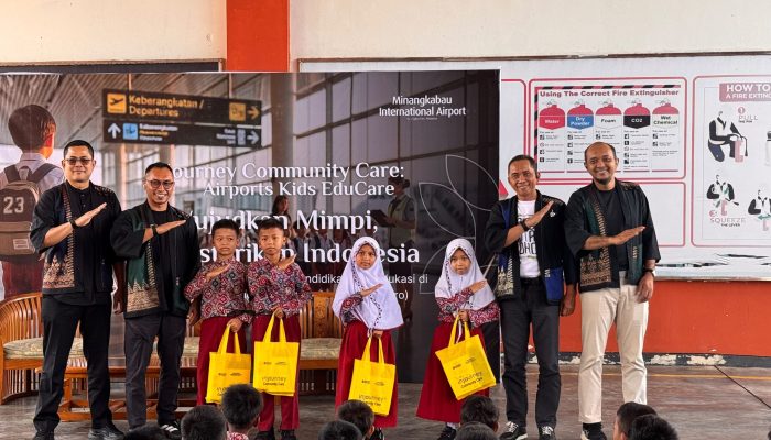 Bandara Minangkabau Ajak Ratusan Pelajar Kenali Dunia Aviasi