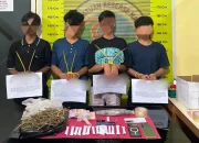 Polres Pesisir Selatan Tangkap Empat Remaja Pengedar Ganja
