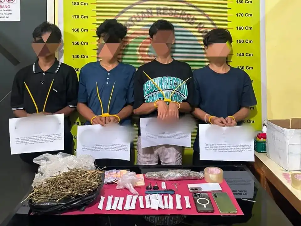 satresnarkoba-polres-pessel-bongkar-jaringan-peredaran-ganja-libatkan-empat-remaja