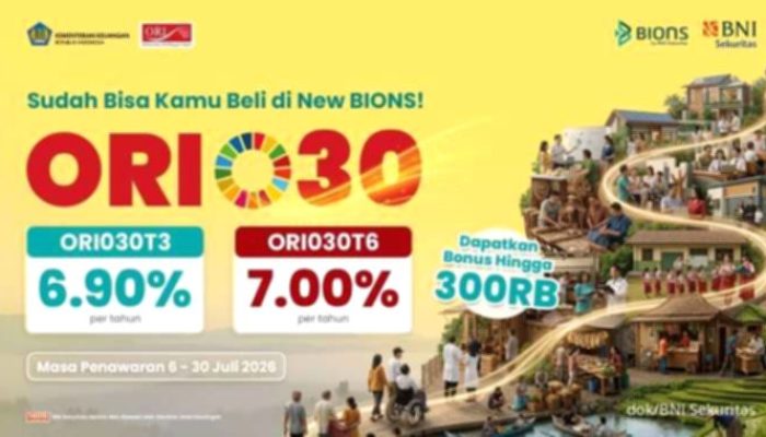 Sisa Kuota ORI030 Menipis, Investor Buru Penawaran Imbal Hasil Tinggi