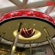Tampilan layar data pergerakan Indeks Harga Saham Gabungan di Bursa Efek Indonesia.