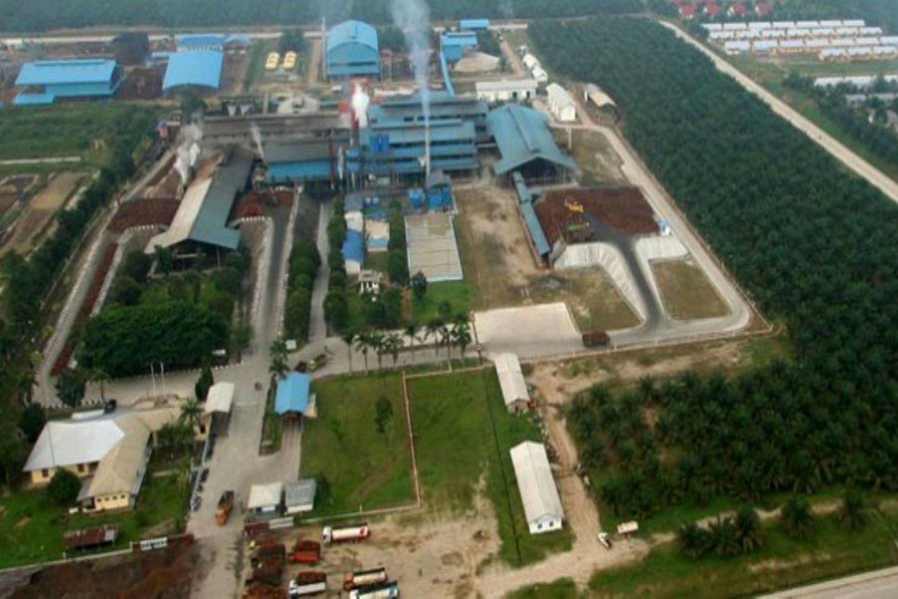 Fasilitas produksi PT Unilever Oleochemical Indonesia di KEK Sei Mangkei, Simalungun.