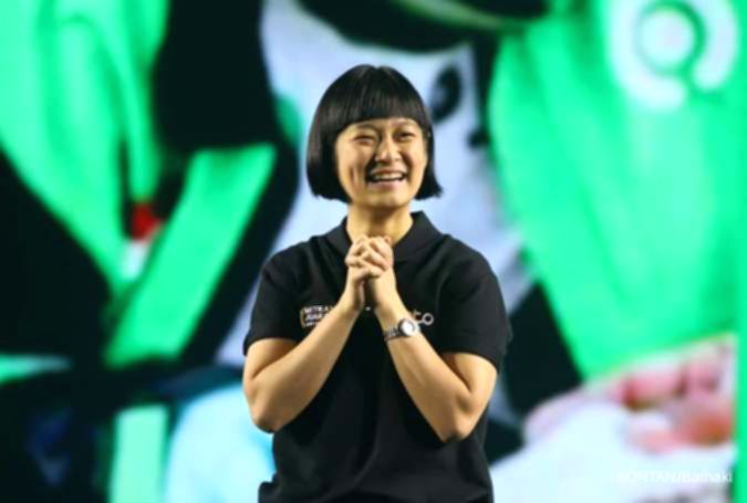 Catherine Hindra Sutjahyo, Wakil Direktur Utama PT GoTo Gojek Tokopedia Tbk (GOTO).