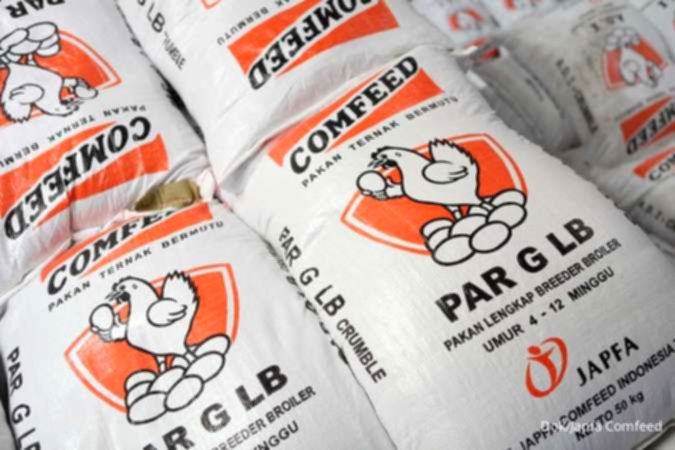 Grafik pergerakan saham PT Japfa Comfeed Indonesia Tbk (JPFA) di layar bursa efek