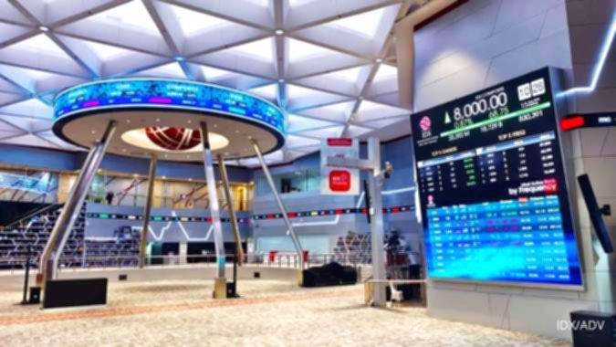 Gedung Bursa Efek Indonesia di kawasan SCBD Jakarta