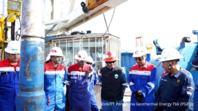 Pembangkit listrik panas bumi PT Pertamina Geothermal Energy Tbk untuk pasokan energi bersih data center.