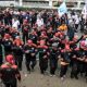 Presiden Partai Buruh Said Iqbal menyerahkan draf RUU Pelindungan Ketenagakerjaan kepada Komisi IX DPR RI di Jakarta.