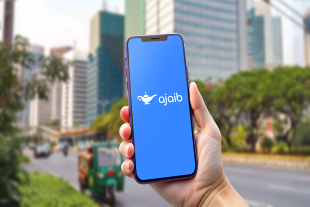 Antarmuka aplikasi Ajaib Kripto yang menampilkan daftar berbagai pilihan aset digital dan mata uang kripto