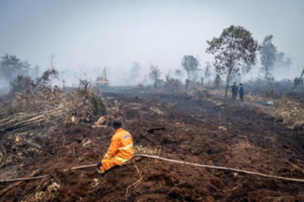 Presiden Prabowo Subianto memberikan instruksi terkait penanganan kebakaran hutan dan lahan.